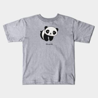 litle panda Kids T-Shirt